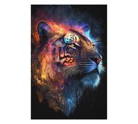 Puzzles 75x50cm/1000pcs pour Adolescents Star Tiger Puzzle Jeux De Famille Décoration Intérieure Cadeaux Anti-Stress 75x50cm/1000pcs