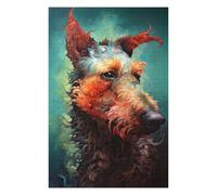 Puzzles 75x50cm/1000pcs pour Adolescents The Confident Terrier Puzzles pour Adolescents - Jeu Manuel - Décoration Murale - Cadeaux Anti-Stress 75x50cm/1000pcs