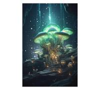 Puzzles 75x50cm/1000pcs pour Adolescents Twilight Mushroom Canopy Puzzles À Monter Soi-même, Jouets De Course À La Main, Une Offre Idéale comme Cadeau pour Toute La Famille 75x50cm/1000pcs
