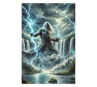 Puzzles 75x50cm/1000pcs pour Adolescents Zeus Puzzles pour Adultes Jeu Manuel Améliore La Mémoire pour Les Joueurs 75x50cm/1000pcs
