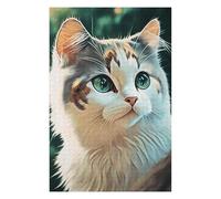 Puzzles 75x50cm/1000pcs pour Adultes Cute Cat New Paint Puzzle Anti-Stress, Jouet De Décoration Intérieure, Défi Éducatif 75x50cm/1000pcs