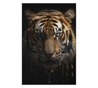 Puzzles 75x50cm/1000pcs pour Adultes Evil Tiger Fluid Dripping Puzzles À Monter Soi-même, Jouets, Modèles À Assembler, Cadeaux pour Les Amis Et La Famille 75x50cm/1000pcs