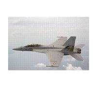 Puzzles 75x50cm/1000pcs pour Adultes FA18F Super Hornet Strike Puzzle Adulte, Jeu De Réflexion, Décoration Intérieure, Défi À Relever 75x50cm/1000pcs