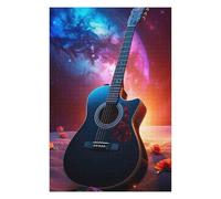 Puzzles 75x50cm/1000pcs pour Adultes Guitar in Universe Puzzle pour Adultes Jeu Manuel Décoration Murale Cadeau d'anniversaire Unique 75x50cm/1000pcs