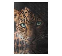 Puzzles 75x50cm/1000pcs pour Adultes Leopard with Green Eyes Casse-têtes pour Adultes, Jeu De Réflexion Difficile, Cadeau d'anniversaire Unique 75x50cm/1000pcs