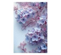 Puzzles 75x50cm/1000pcs pour Adultes Lilac 3D Vintage Casse-têtes pour Adultes, Jeu De Réflexion Difficile, Cadeau d'anniversaire Unique 75x50cm/1000pcs