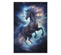 Puzzles 75x50cm/1000pcs pour Adultes Magic Space Horse Puzzles À Monter Soi-même, Jouets, Modèles À Assembler, Cadeaux pour Les Amis Et La Famille 75x50cm/1000pcs