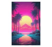 Puzzles 75x50cm/1000pcs pour Adultes Neon Dreamscape Reverie Puzzle Anti-Stress, Jouet De Décoration Intérieure, Défi Éducatif 75x50cm/1000pcs
