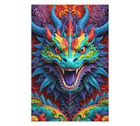 Puzzles 75x50cm/1000pcs pour Adultes Ode to The Vibrant Dragon Puzzles À Monter Soi-même, Jouets, Modèles À Assembler, Cadeaux pour Les Amis Et La Famille 75x50cm/1000pcs