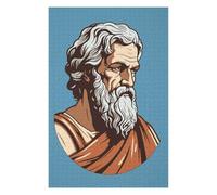 Puzzles 75x50cm/1000pcs pour Adultes Plato Greek Philosopher Puzzle Anti-Stress, Jouet De Décoration Intérieure, Défi Éducatif 75x50cm/1000pcs