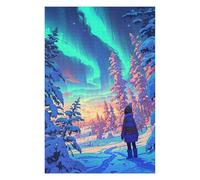 Puzzles 75x50cm/1000pcs pour Adultes Polar Dreams Casse-têtes pour Adultes, Jeu De Réflexion Difficile, Cadeau d'anniversaire Unique 75x50cm/1000pcs