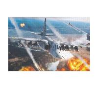 Puzzles 75x50cm/1000pcs pour Adultes Sukhoi Su 25 Puzzles pour Adultes Jeu Manuel Difficile Difficile Cadeaux pour Les Amis Et La Famille 75x50cm/1000pcs