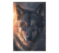 Puzzles 75x50cm/1000pcs pour Adultes Wolf's Gaze Wild Eyes Puzzles À Monter Soi-même, Jouets, Modèles À Assembler, Cadeaux pour Les Amis Et La Famille 75x50cm/1000pcs