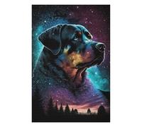 Puzzles 75x50cm/1000pcs Rottweiler Style 6 Casse-tête pour Adultes, Jeu De Réflexion, pour S'amuser en Famille, Cadeaux d'anniversaire Et De Noël Uniques 75x50cm/1000pcs