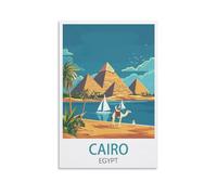 Puzzles à 1000 pièces pour Adultes, Le Caire Égypte Puzzle 1000 pièces Jeux éducatifs Classiques Puzzle décoratif Magnifique 70x50 cm