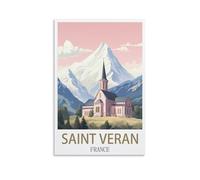 Puzzles à 1000 pièces pour Adultes, Saint Veran France Posters 1000 pièces Jeux éducatifs Classiques Puzzle décoratif Magnifique 38x26cm