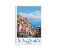 Puzzles à 1000 pièces, St George' s Puzzles Grenada 1000 pièces Puzzles pour Enfants Adultes Puzzle Familial Classique intérieur 52x38cm