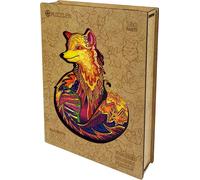 Puzzles à colorier en bois - Renard mystérieux