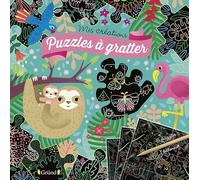 Puzzles à gratter - Pochette avec 5 cartes-puzzles à gratter - À partir de 6 ans