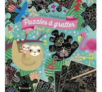 Puzzles à gratter Pochette avec 5 cartes-puzzles à gratter À partir de 6 ans