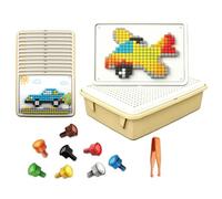 Puzzles À Picots Éducatifs 3D Pensée Logique avec Clous Champignon