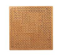 Puzzles à Plateau Fractal, Pensée Inversée Impossible Portable, Puzzle sans Image, Puzzles en Bois Difficiles pour Adultes, pour Adolescents Et Enfants C
