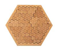 Puzzles à Plateau Fractal, Puzzle en Bois, Puzzle éducatif en Bois, défi de pensée inversée, encadré, adapté aux Jeux d'entraînement cérébral, pour fête de Famille, Cadeaux et Voyages (01#)