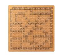 Puzzles à Plateau Fractal, Puzzle en Bois, Puzzle éducatif en Bois, défi de pensée inversée, encadré, adapté aux Jeux d'entraînement cérébral, pour fête de Famille, Cadeaux et Voyages (02#)