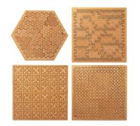 Puzzles à Plateau Fractal, Puzzle en Bois, Puzzle éducatif en Bois, défi de pensée inversée, encadré, adapté aux Jeux d'entraînement cérébral, pour fête de Famille, Cadeaux et Voyages (05#)