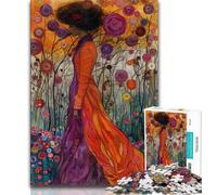 Puzzles Abstraits pour Femmes, 1 000 pièces pour Adolescents, Jeu Stimulant et décoration Murale familiale, Cadeaux d'anniversaire et de Noël Uniques, 50x75cm