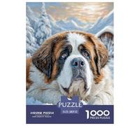 Puzzles Adulte Chien de Compagnie mignon1000 Pièces Jeu Éducatif Puzzle Décoratif Motif de Chien Puzzles Cadeaux pour Les Mères pour Adultes Et Enfants À Partir De 12 Ans 52x38cm/1000pcs