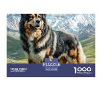 Puzzles Adulte Chien mignon1000 Pièces Défi Jouet Puzzle De Qualité Supérieure Motif de Chien Puzzles Cadeaux pour Hommes pour Adultes Enfants 52x38cm/1000pcs
