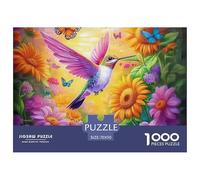 Puzzles Adulte ColibrisPuzzles 1000 Pièces Défi Jouet Puzzle Décoratif 1000 Pièces Animal Theme Puzzles Cadeaux pour Femmes Adultes Et Enfants À Partir De 14 Ans 70x50cm/1000pcs