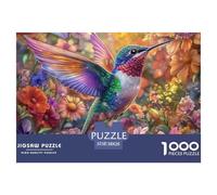 Puzzles Adulte ColibrisPuzzles 1000 Pièces Défi Jouet Qualité Supérieure 1000 Pièces Animal Theme Puzzles Cadeaux pour Femmes pour Adultes Enfants 38x26cm/1000pcs