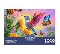 Puzzles Adulte ColibrisPuzzles 1000 Pièces Jeu Éducatif Qualité Supérieure 1000 Pièces Animal Theme Puzzles Cadeaux pour Hommes Adultes Et Enfants À Partir De 14 Ans 38x26cm/1000pcs