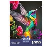 Puzzles Adulte ColibrisPuzzles 1000 Pièces Jeu Éducatif Qualité Supérieure 1000 Pièces Animal Theme Puzzles Cadeaux pour Hommes pour Adultes Enfants 70x50cm/1000pcs