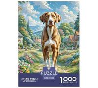 Puzzles Adulte Grand danois1000 Pièces Défi Jouet Puzzle De Qualité Supérieure Scenic Scene Theme Puzzles Cadeaux pour Les Mères pour Adultes Et Enfants À Partir De 12 Ans 70x50cm/1000pcs