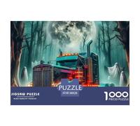Puzzles Adulte Gros camion1000 Pièces Jeu Éducatif Puzzle Décoratif Cool Car Design Puzzles Cadeaux pour Les Mères pour Adultes Enfants 38x26cm/1000pcs