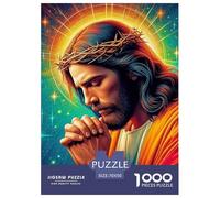 Puzzles Adulte JésusPuzzles 1000 Pièces Défi Jouet Qualité Supérieure 1000 Pièces SauveurPuzzles Cadeaux pour Femmes pour Adultes Enfants 70x50cm/1000pcs