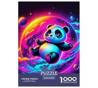 Puzzles Adulte Panda géant1000 Pièces Jeu Éducatif Puzzle Décoratif Cute Animal Theme Puzzles Cadeaux pour Les Mères pour Adultes Enfants 70x50cm/1000pcs