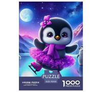 Puzzles Adulte pingouin1000 Pièces Défi Jouet Puzzle De Qualité Supérieure Cute Animal Theme Puzzles Cadeaux pour Hommes pour Adultes Et Enfants À Partir De 12 Ans 70x50cm/1000pcs