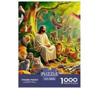 Puzzles Adulte SauveurPuzzle 1000 Pièces Jeu Éducatif Puzzle Décoratif 1000 Pièces Jungle Animal Theme Puzzles Cadeaux pour Hommes Adultes Et Enfants À Partir De 14 Ans 38x26cm/1000pcs
