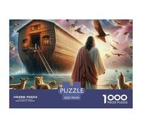 Puzzles Adulte SauveurPuzzles 1000 Pièces Jeu Éducatif Qualité Supérieure 1000 Pièces ArchePuzzles Cadeaux pour Femmes pour Adultes Enfants 70x50cm/1000pcs
