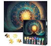 Puzzles adultes 1000 blocs, puzzles philosophiques bouddhistes, puzzles méditatifs pour adultes, jeux de puzzle pour adultes ou jouets pour amis plus âgés, 50 x 70 cm