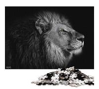 Puzzles Adultes 1000 pièces « Afrique Lion Kenya Safari » Puzzles en Bois pour Adultes Puzzles Casse-tête 1000 pièces (75 x 50 cm)