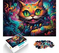 Puzzles Adultes 1000 pièces Alice Cat Puzzles Amusants en Famille 26x38cm Chaque pièce est Unique - Jeu Amusant en Famille Stimulant
