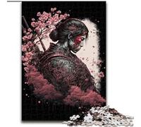 Puzzles Adultes 1000 pièces Art Ninja Japonais Puzzle Jeu Familial créatif et décoration d'intérieur, Cadeau de Noël idéal pour Les Adolescents (Taille : 50x75cm)