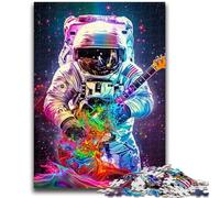 Puzzles Adultes 1000 pièces, Astronaute psychédélique Difficile, pour 14 Ans et Plus, Jeux éducatifs pour Adultes et Adolescents, Illustration, Cadeau, 50x75cm