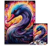 Puzzles Adultes 1000 pièces Black Swan Puzzles pour Adultes Casse-tête Haute difficulté pour Adolescents 26x38cm / 10,23x14,96 Pouces
