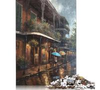 Puzzles Adultes 1000 pièces Charme de la Nouvelle-Orléans USA Puzzles en Papier pour Adultes Jeu éducatif Défi Jouet 1000 pièces (75 x 50 cm)